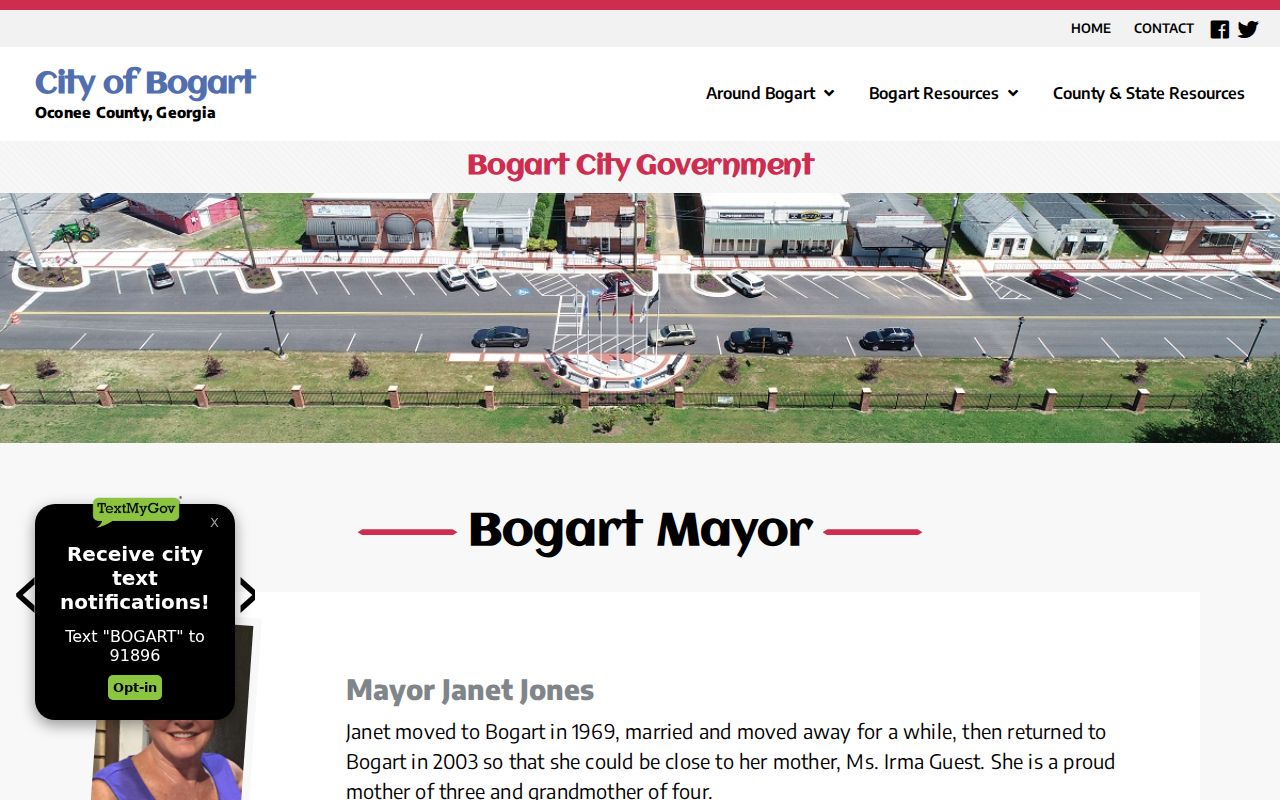 Bogart government route for Bogart court docket records in the Clarke County area